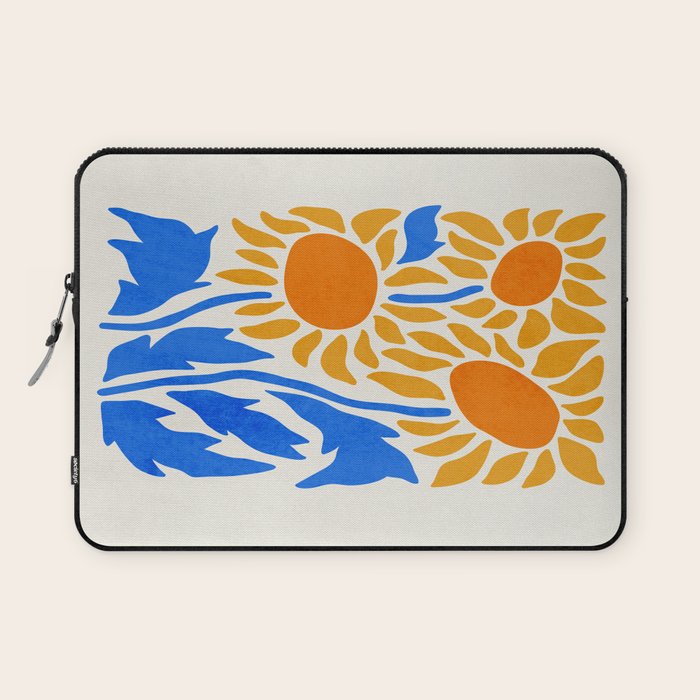 FOLIAGE 002: Sunflower | Flower Market Laptop Sleeve Gallery Image 1