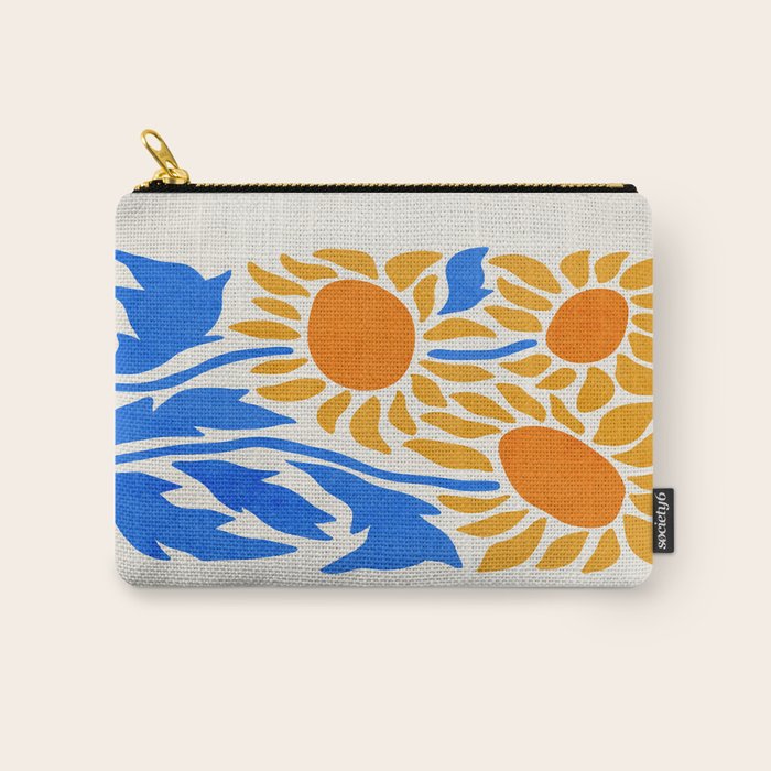 FOLIAGE 002: Sunflower | Flower Market Carry All Pouch Gallery Image 1