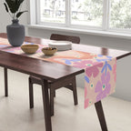 70s Retro Floral vibe Table Runner Gallery Image 2