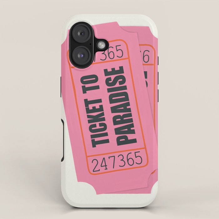 Two Tickets To Paradise iPhone Case Gallery Image 1