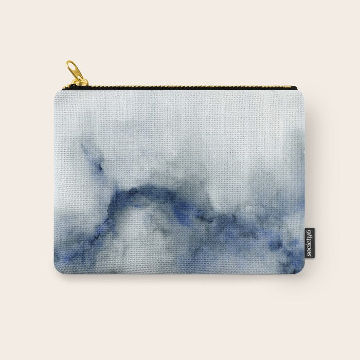 Indigo Abstract Painting | No.3 Carry All Pouch Gallery Image 1