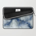 Indigo Abstract Painting | No.3 Laptop Sleeve Gallery Image 2