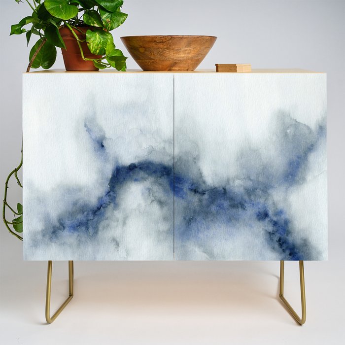 Indigo Abstract Painting | No.3 Credenza Gallery Image 1