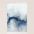 Indigo Abstract Painting | No.3 Stationery Card Gallery Image 2