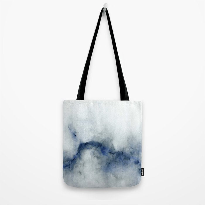 Indigo Abstract Painting | No.3 Tote Bag Gallery Image 2