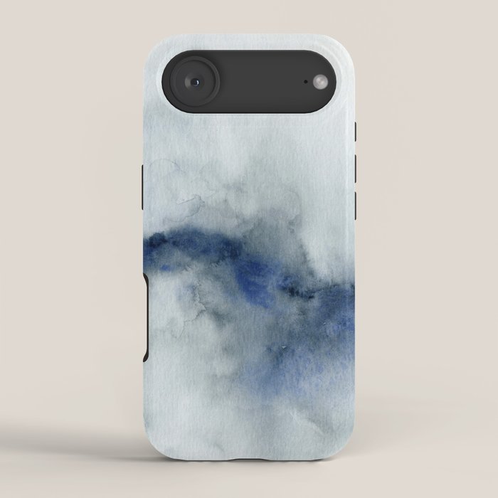 Indigo Abstract Painting | No.3 iPhone Case Gallery Image 2