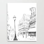 Sketch of a Street in Paris Notebook Gallery Image 4