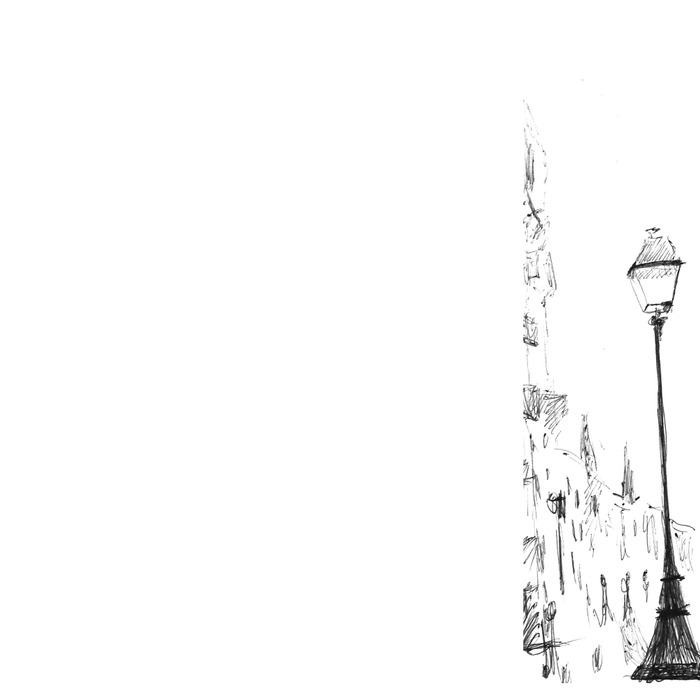 Sketch of a Street in Paris Coffee Mug Gallery Image 2