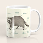 Anatomy of a Raccoon Coffee Mug Gallery Image 1