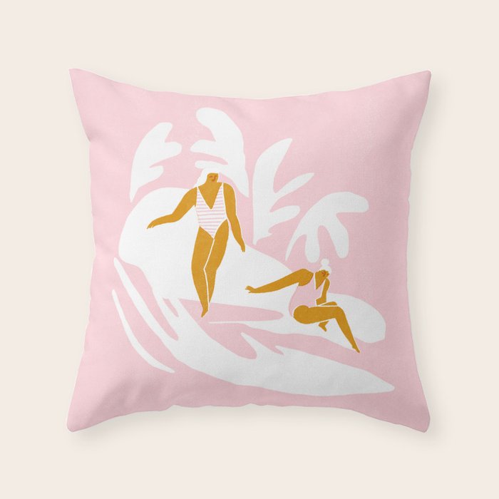 Golden hour Throw Pillow Gallery Image 1