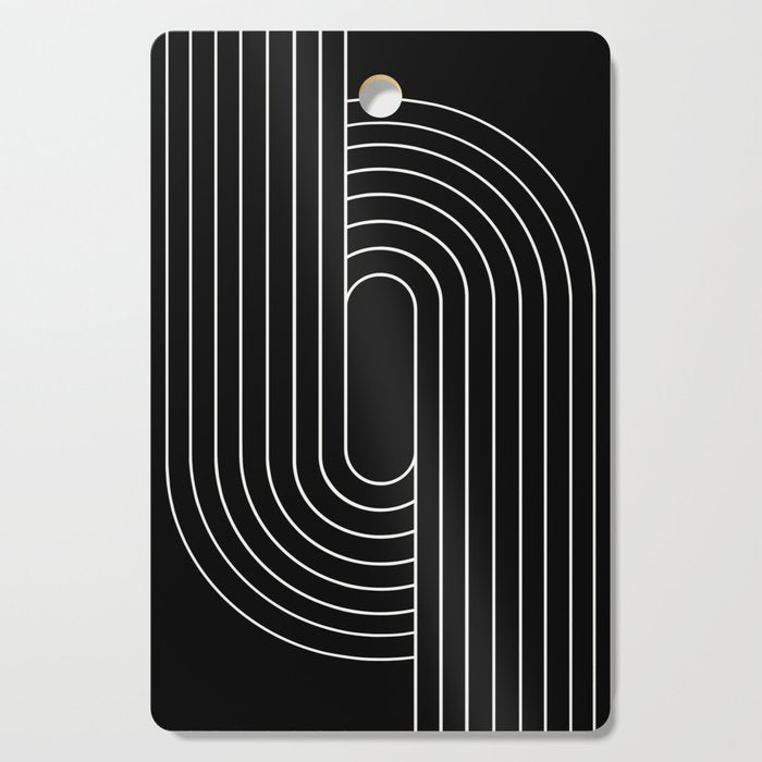 Oval Lines Abstract XIII Cutting Board Gallery Image 1