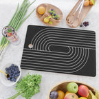 Oval Lines Abstract XIII Cutting Board Gallery Image 2