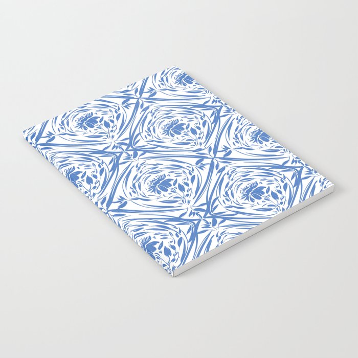 Floral pleasure pattern BW Notebook Gallery Image 1
