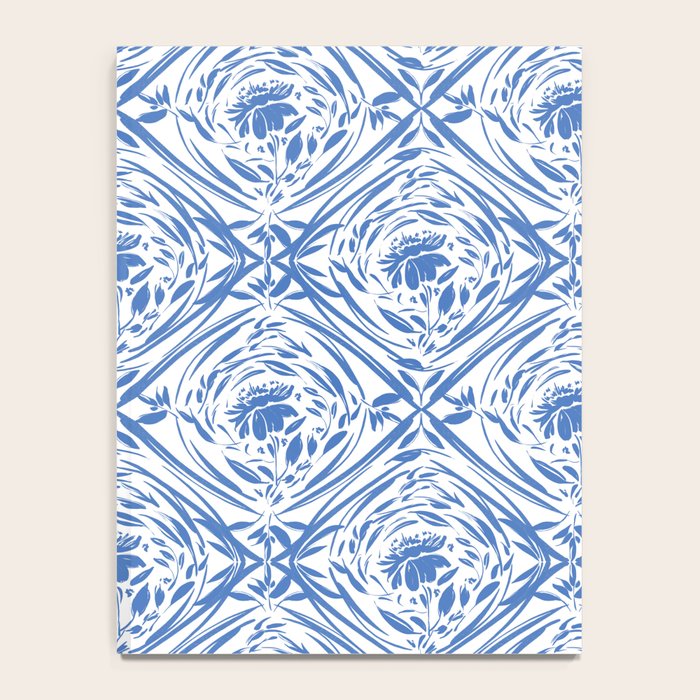 Floral pleasure pattern BW Notebook Gallery Image 4