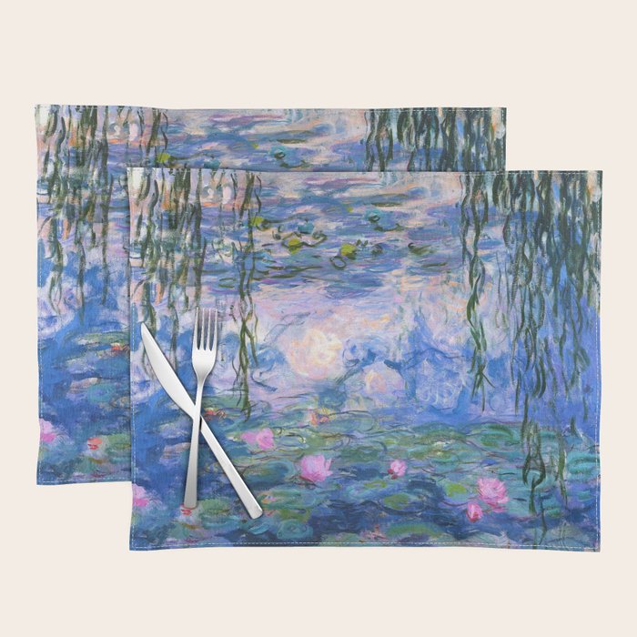 Water Lilies Monet Placemat Gallery Image 1