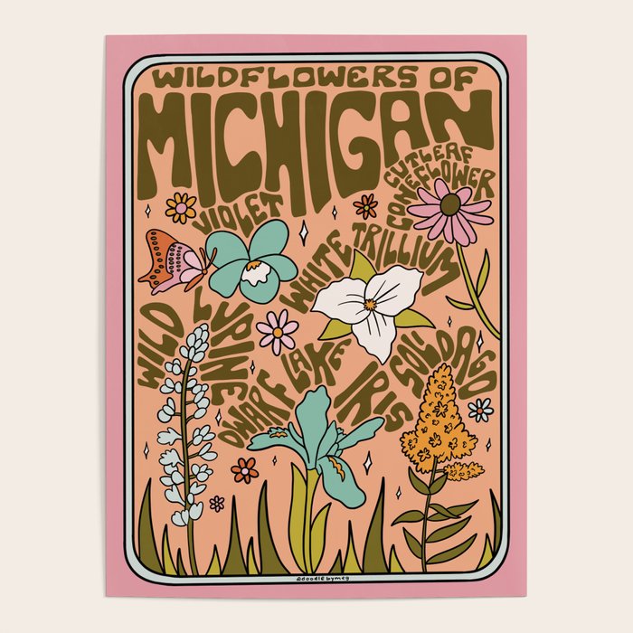 Michigan Wildflowers Poster Gallery Image 4
