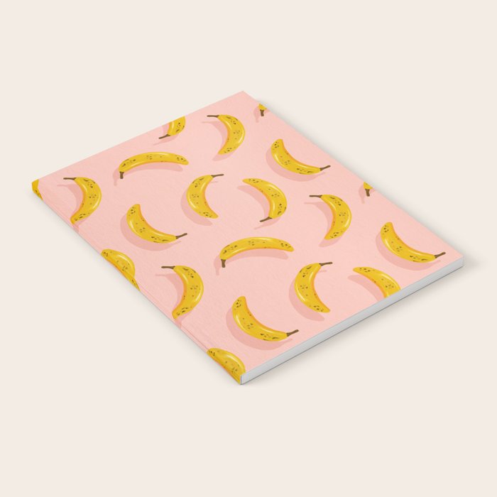 Banana Pattern - Blush Notebook Gallery Image 2