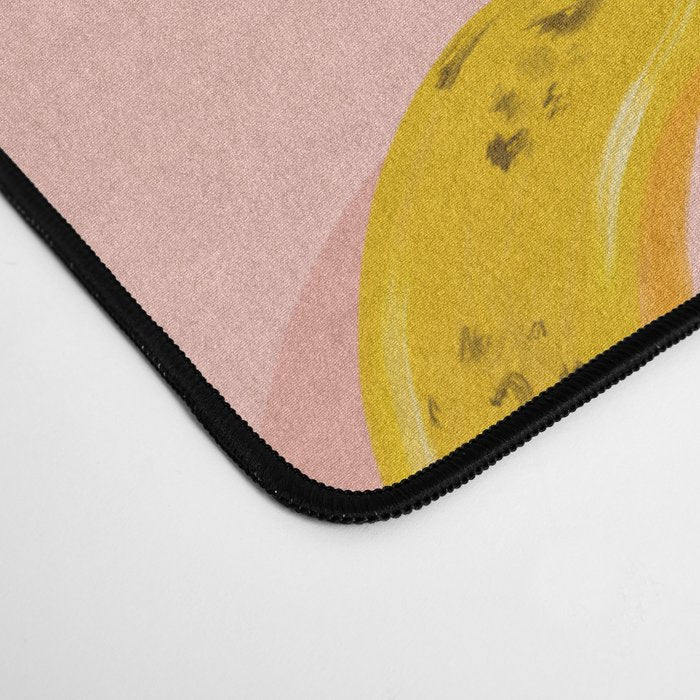 Banana Pattern - Blush Desk Mat Gallery Image 4