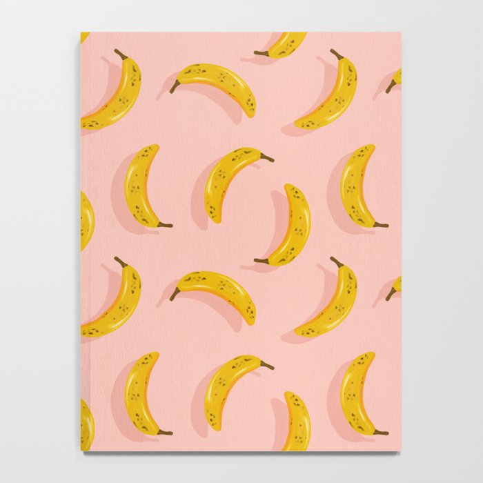 Banana Pattern - Blush Notebook Gallery Image 4