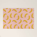 Banana Pattern - Blush Welcome Mat Gallery Image 1
