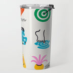 Capricorn Emoji Travel Mug Gallery Image 2