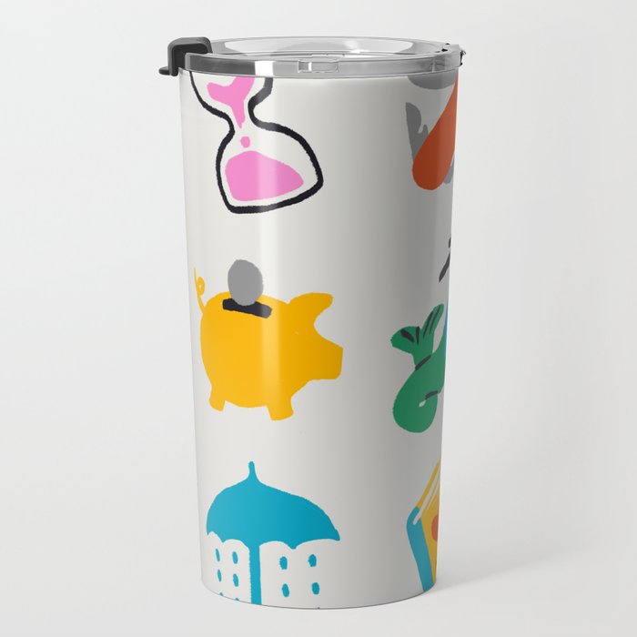 Capricorn Emoji Travel Mug Gallery Image 3