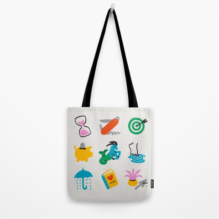 Capricorn Emoji Tote Bag Gallery Image 2