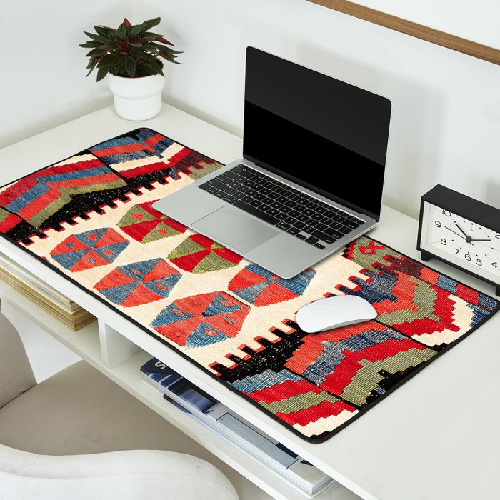 Ankara Central Anatolian Niche Kilim Print Desk Mat Gallery Image 2