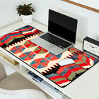Ankara Central Anatolian Niche Kilim Print Desk Mat Gallery Image 2