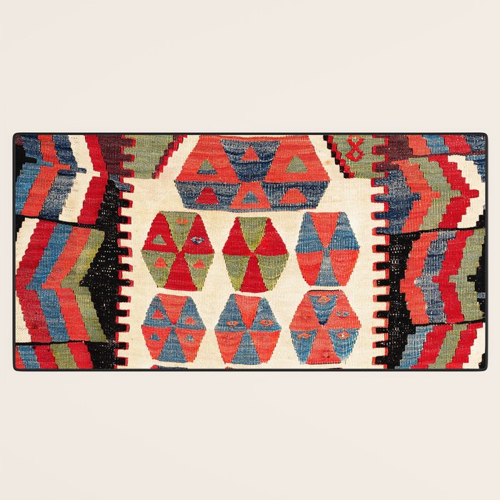 Ankara Central Anatolian Niche Kilim Print Desk Mat Gallery Image 3