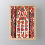 Ankara Central Anatolian Niche Kilim Print Mini Art Print Gallery Image 1