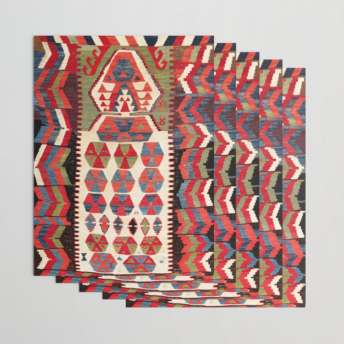 Ankara Central Anatolian Niche Kilim Print Wrapping Paper Gallery Image 3