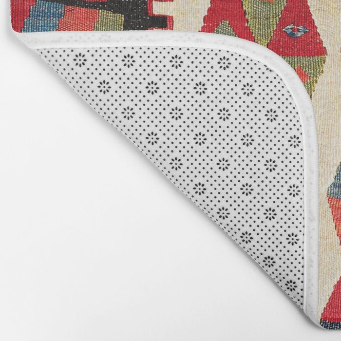 Ankara Central Anatolian Niche Kilim Print Bath Mat Gallery Image 2