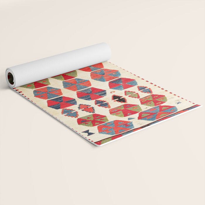 Ankara Central Anatolian Niche Kilim Print Yoga Mat Gallery Image 2