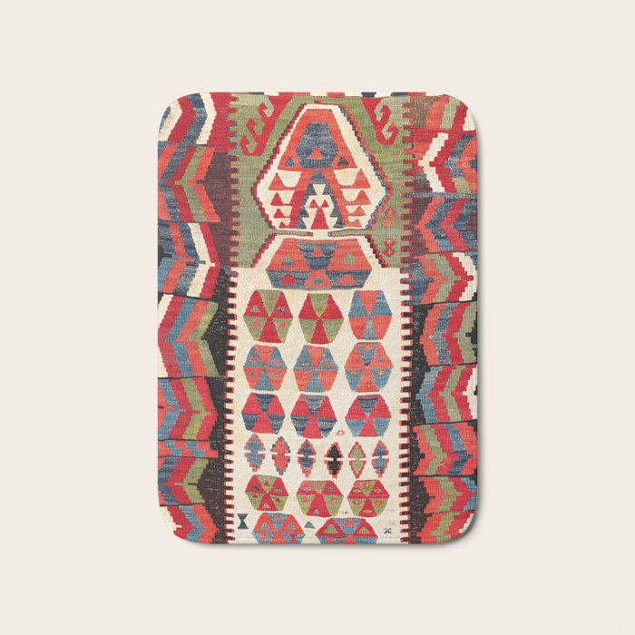 Ankara Central Anatolian Niche Kilim Print Bath Mat Gallery Image 1
