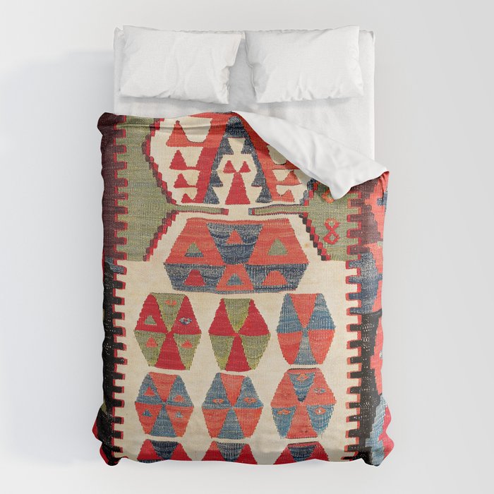 Ankara Central Anatolian Niche Kilim Print Duvet Cover Gallery Image 1