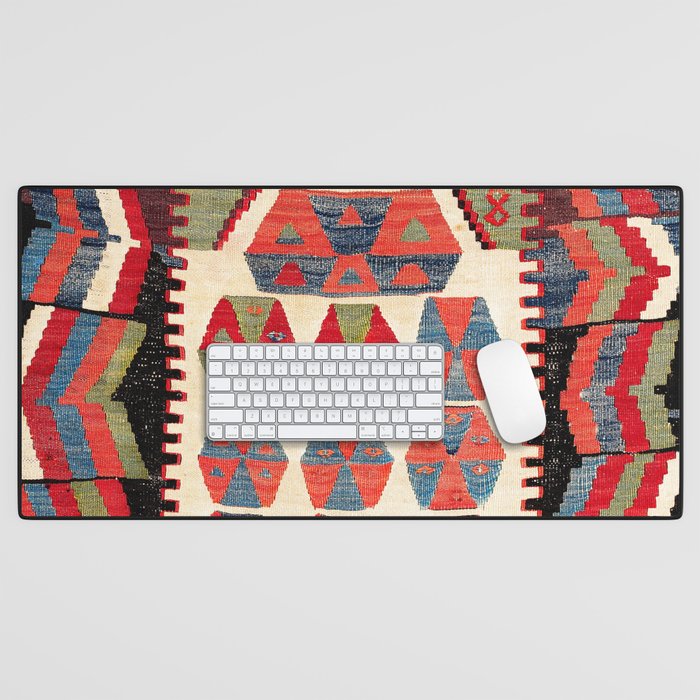 Ankara Central Anatolian Niche Kilim Print Desk Mat Gallery Image 1