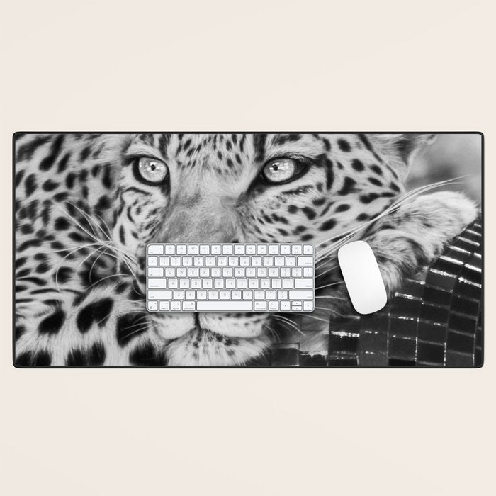 Disco Leopard Desk Mat Gallery Image 1