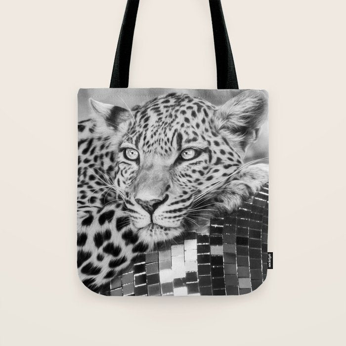 Disco Leopard Tote Bag Gallery Image 1