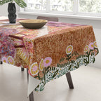 The Old Country Farm in Rustic Brown - Farm House Decor Tablecloth Gallery Image 3