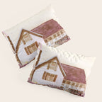 The Old Country Farm in Rustic Brown - Farm House Decor Pillow Sham Gallery Image 3