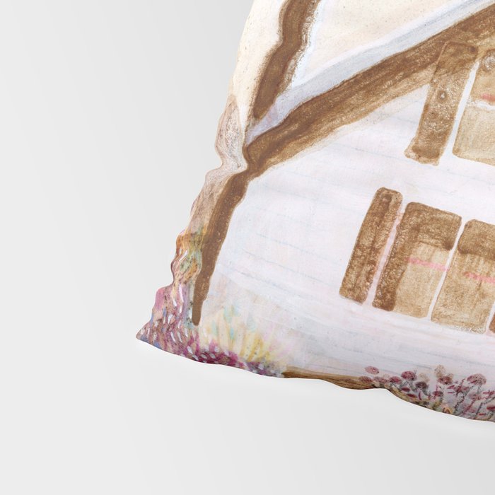 The Old Country Farm in Rustic Brown - Farm House Decor Pillow Sham Gallery Image 4