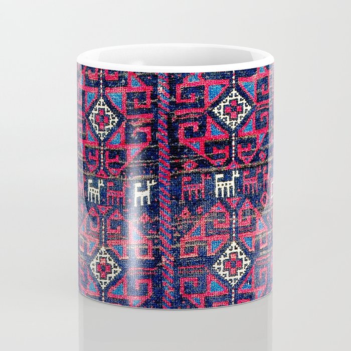 Baluch Khorasan Northeast Persian Rug Print Coffee Mug Gallery Image 4