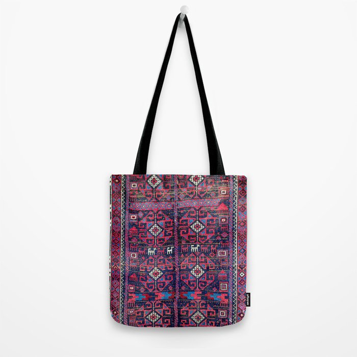 Baluch Khorasan Northeast Persian Rug Print Tote Bag Gallery Image 2