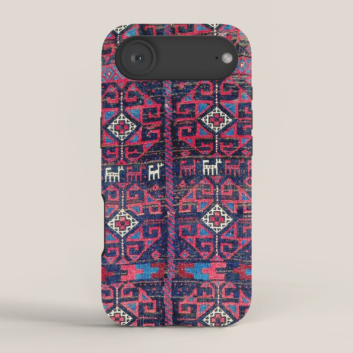 Baluch Khorasan Northeast Persian Rug Print iPhone Case Gallery Image 2
