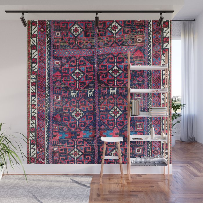 Baluch Khorasan Northeast Persian Rug Print Wall Mural Gallery Image 1