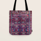 Baluch Khorasan Northeast Persian Rug Print Tote Bag Gallery Image 1