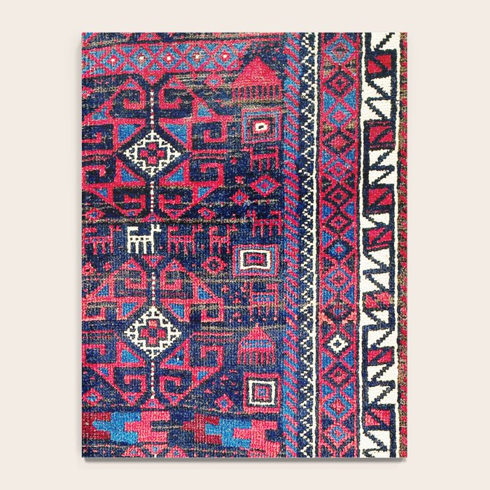 Baluch Khorasan Northeast Persian Rug Print Notebook Gallery Image 4