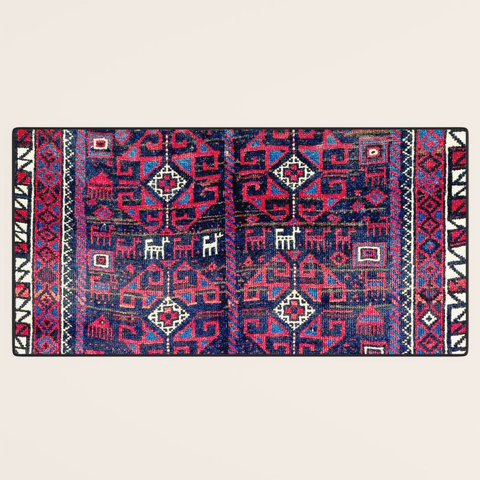 Baluch Khorasan Northeast Persian Rug Print Desk Mat Gallery Image 3