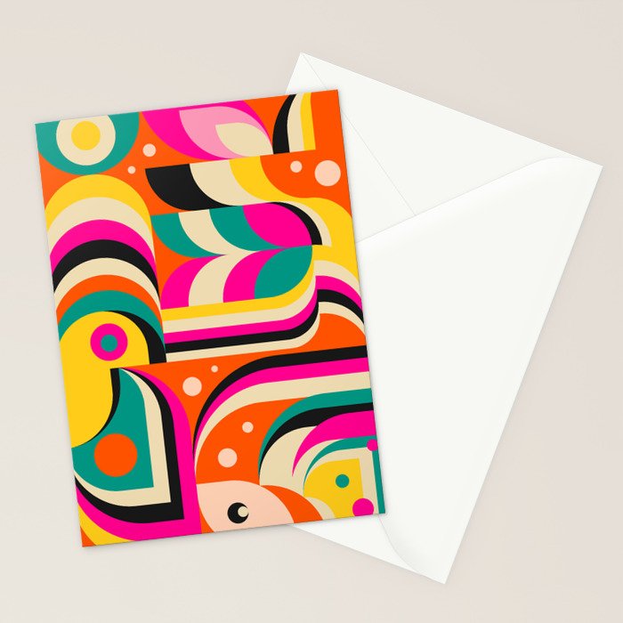 Bird Girl Landscape Stationery Card Gallery Image 2